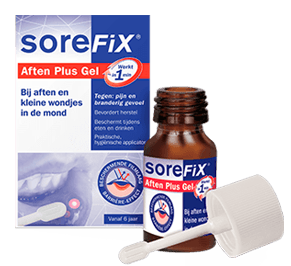 SoreFix Aften Plus Gel werkt binnen 1 minuut