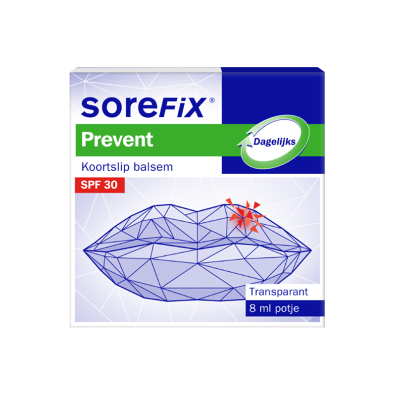 Koortslip voorkomen SoreFix Prevent